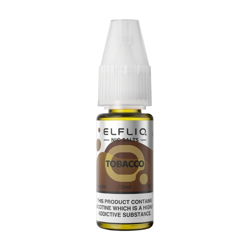 elfliq by elfbar nic salts 10ml tobacco
