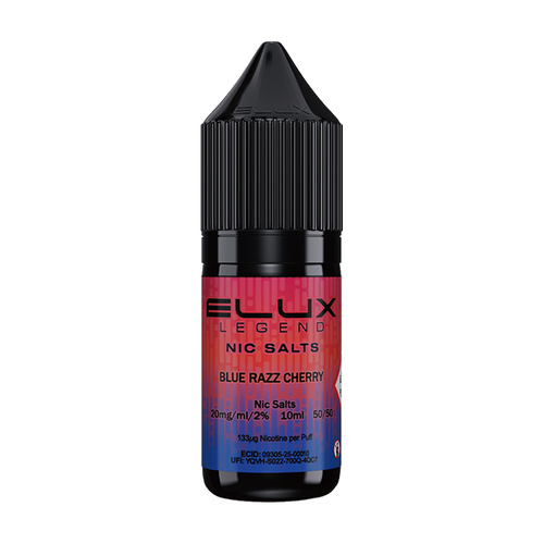 elux 10ml nic salt 10ml blue razz cherry