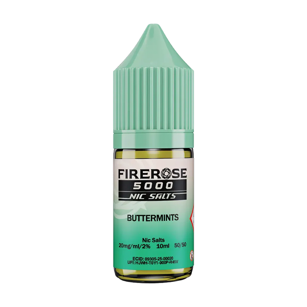 elux fire rose 5000 nic salt eliquid buttermints