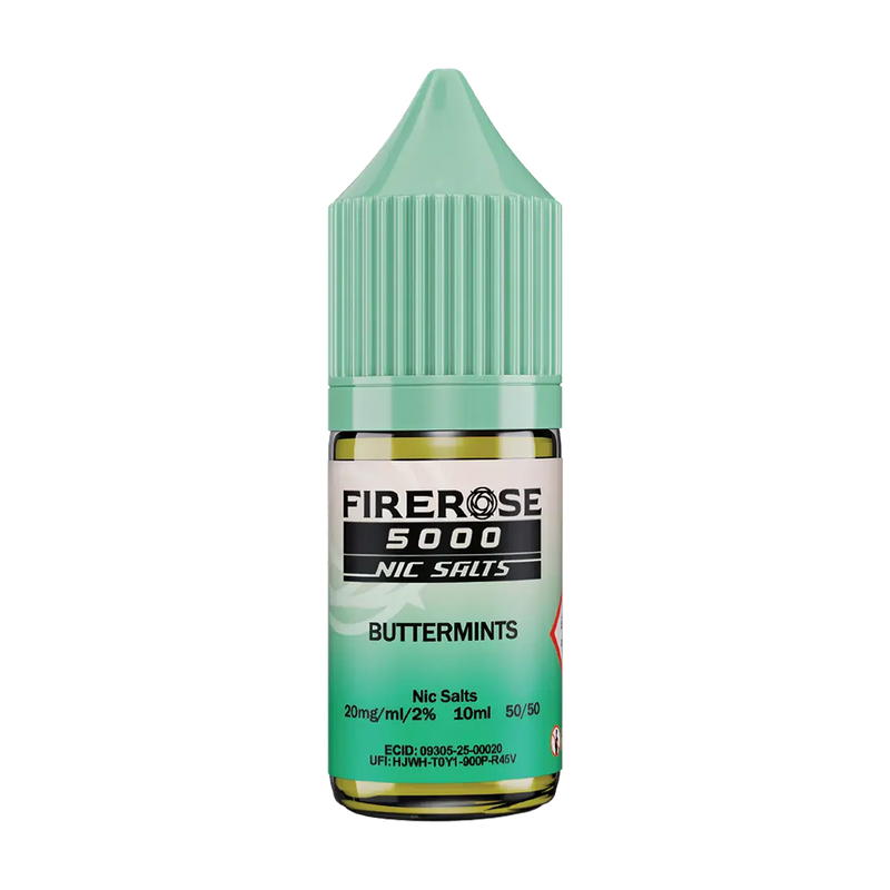 elux fire rose 5000 nic salt eliquid buttermints