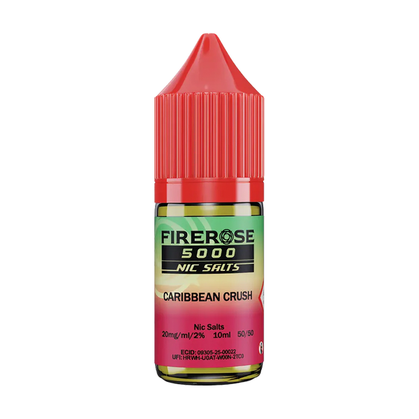 elux fire rose 5000 nic salt eliquid caribbean crush