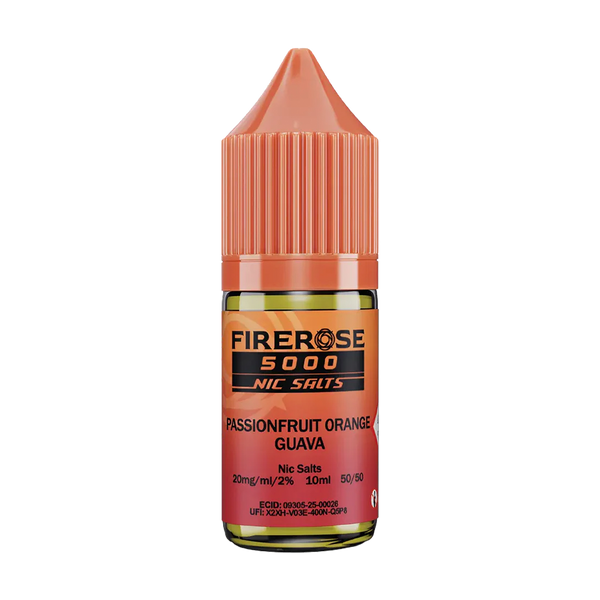 elux fire rose 5000 nic salt eliquid passionfruit orange guava