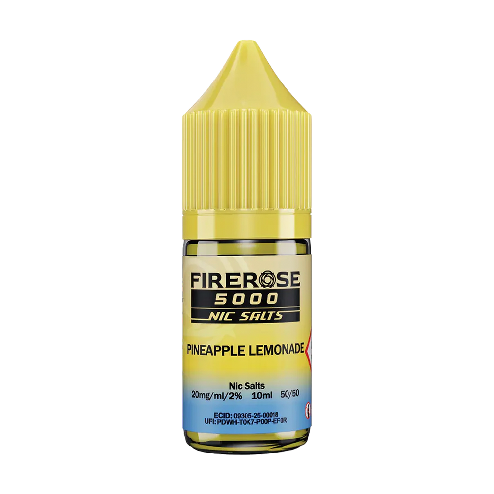 elux fire rose 5000 nic salt eliquid pineapple lemonade