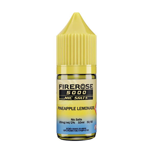 elux fire rose 5000 nic salt eliquid pineapple lemonade