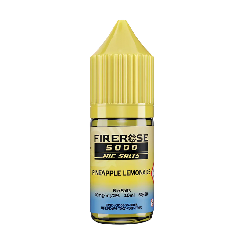 elux fire rose 5000 nic salt eliquid pineapple lemonade