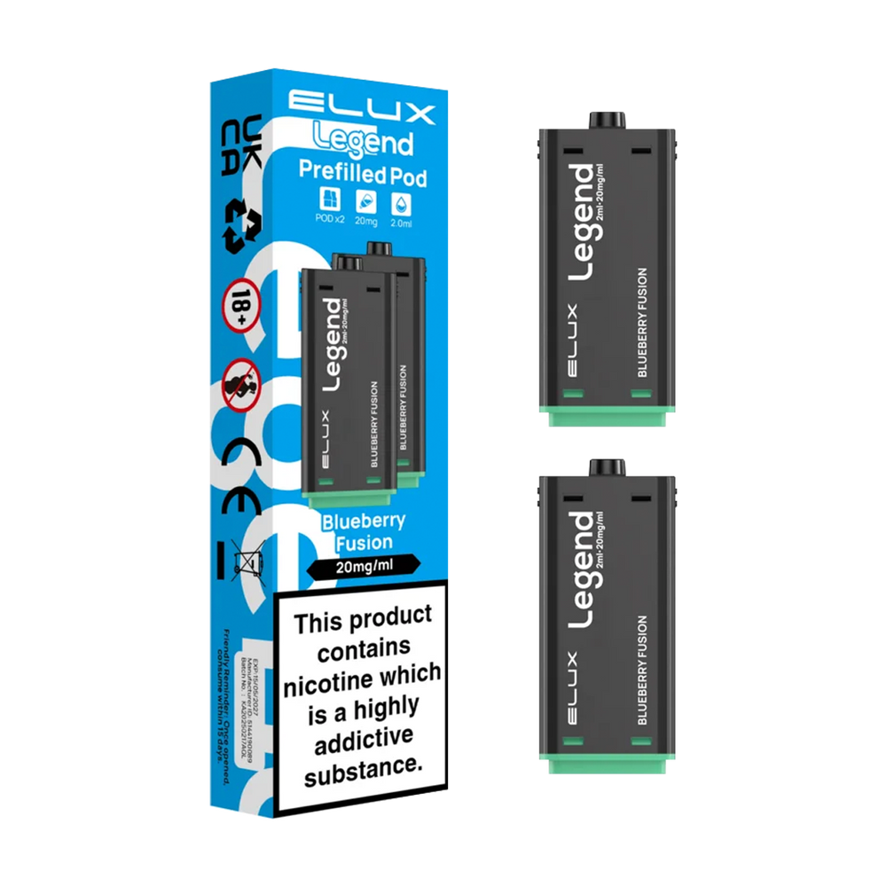 Blueberry Fusion Elux Legend 1500 Pods
Success
