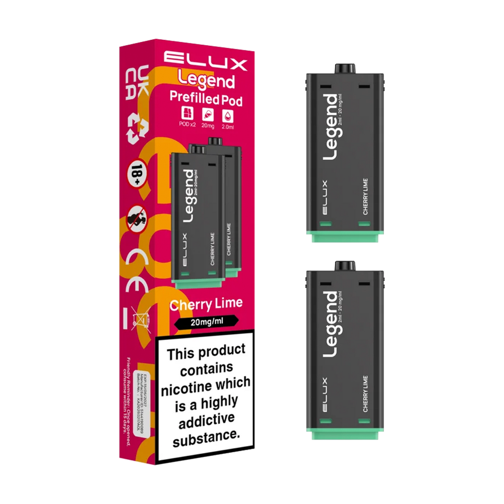 Cherry Lime Elux Legend 1500 Pods