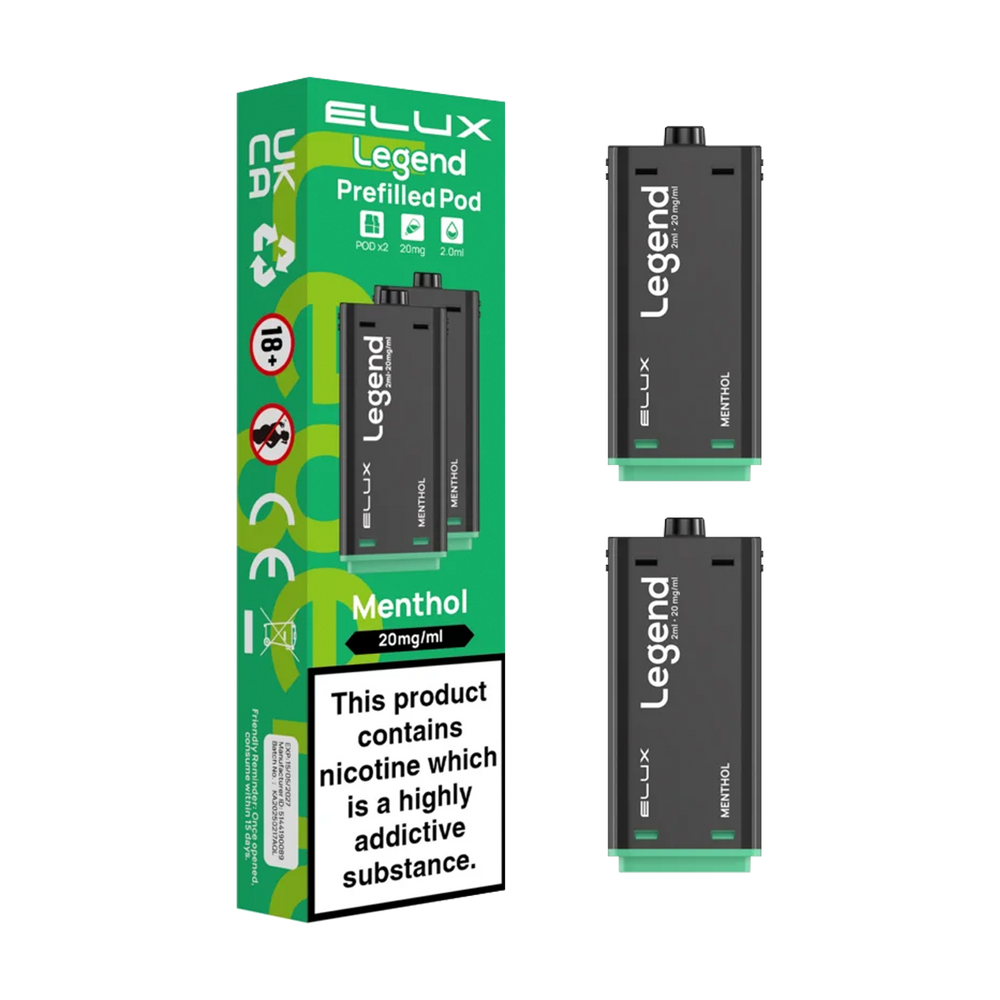 Menthol Elux Legend 1500 Pods