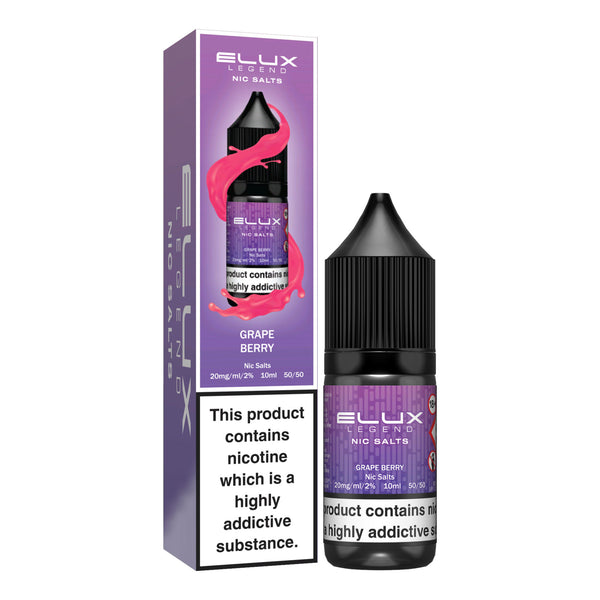 Elux Legend Grape Berry Nic Salt E-Liquid