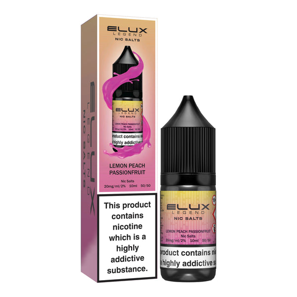 Elux Legend Lemon Peach Passion Fruit Nic Salt E-Liquid