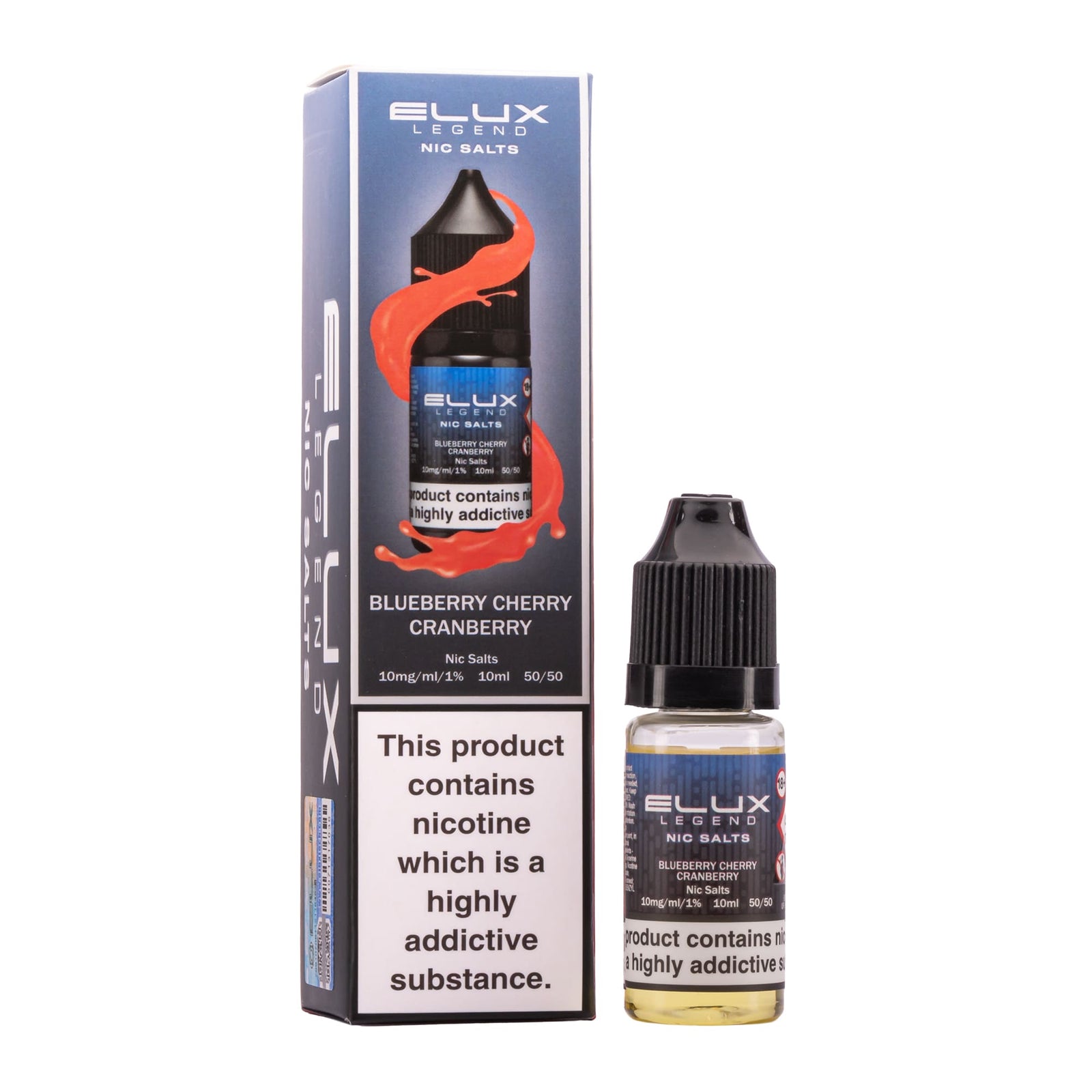 Blueberry Cherry Cranberry Elux Legend Nic Salts by Eluxtech