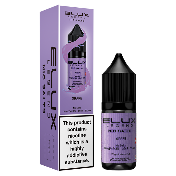 Grape Nic Salt by Elux 10ml