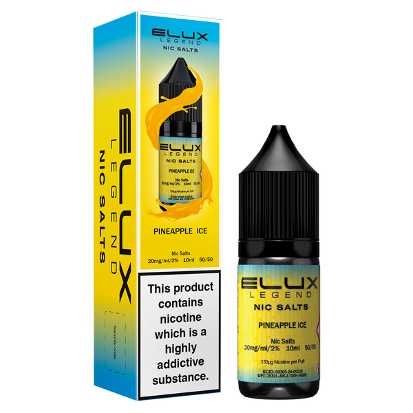 Pineapple Ice Nic Salt by Elux 10ml