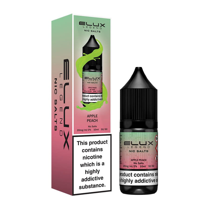 Apple Peach Elux Legend Nic Salts by Eluxtech