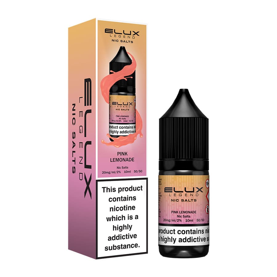 Pink Lemonade Elux Legend Nic Salts by Eluxtech