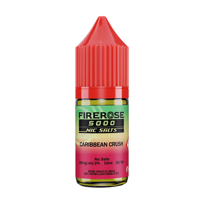 elux fire rose 5000 nic salt eliquid caribbean crush