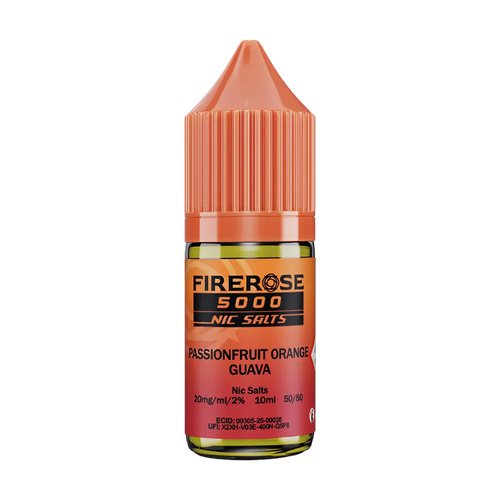 elux fire rose 5000 nic salt eliquid passionfruit orange guava