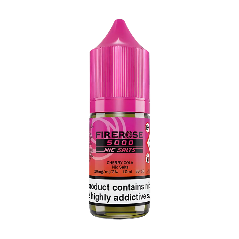 elux firerose 5000 nic salt eliquid cherry cola