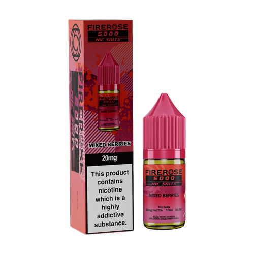 elux firerose 5000 nic salt mixed berries