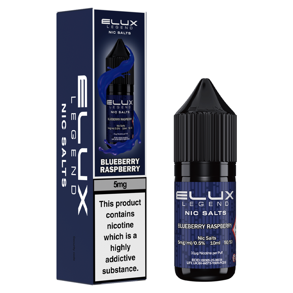 Blueberry Raspberry Nic Salt by Elux 10ml