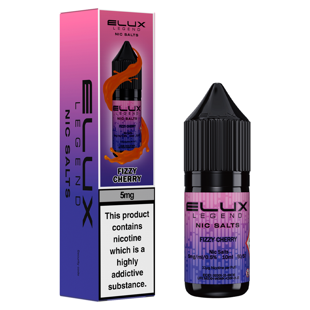Fizzy Cherry Nic Salt by Elux 10ml