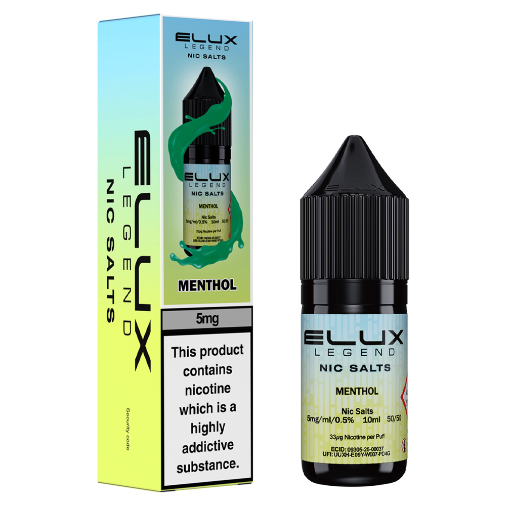 Menthol Nic Salt by Elux 10ml