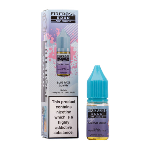 Elux Firerose 5000 Blue Razz Gummy Nic Salt E-Liquid