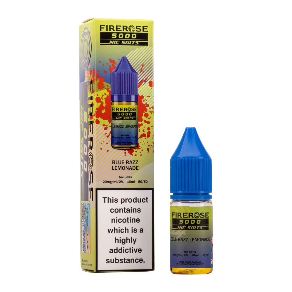 Firerose 5000 Blue Razz Lemonade Nic Salt E-Liquid by Eluxtech