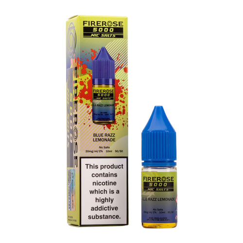 Firerose 5000 Blue Razz Lemonade Nic Salt E-Liquid by Eluxtech