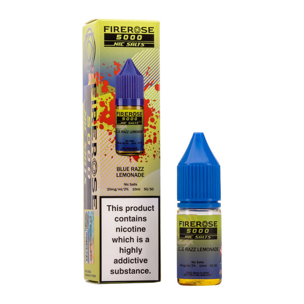 Firerose 5000 Blue Razz Lemonade Nic Salt E-Liquid by Eluxtech