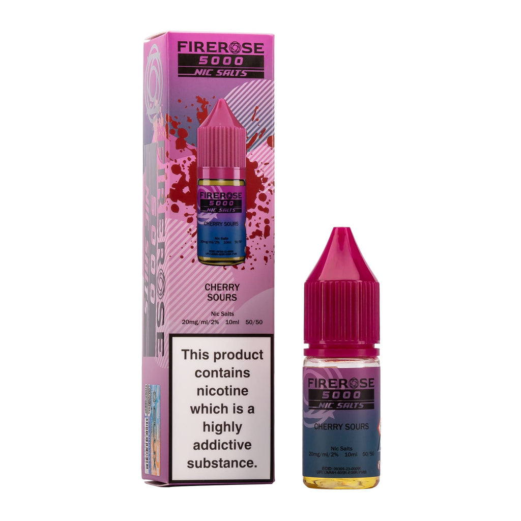 Firerose 5000 Cherry Sours Nic Salt E Liquid Eluxtech