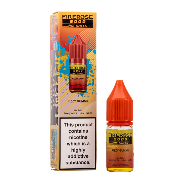 Firerose 5000 Fizzy Gummy Nic Salt E-Liquid by Eluxtech