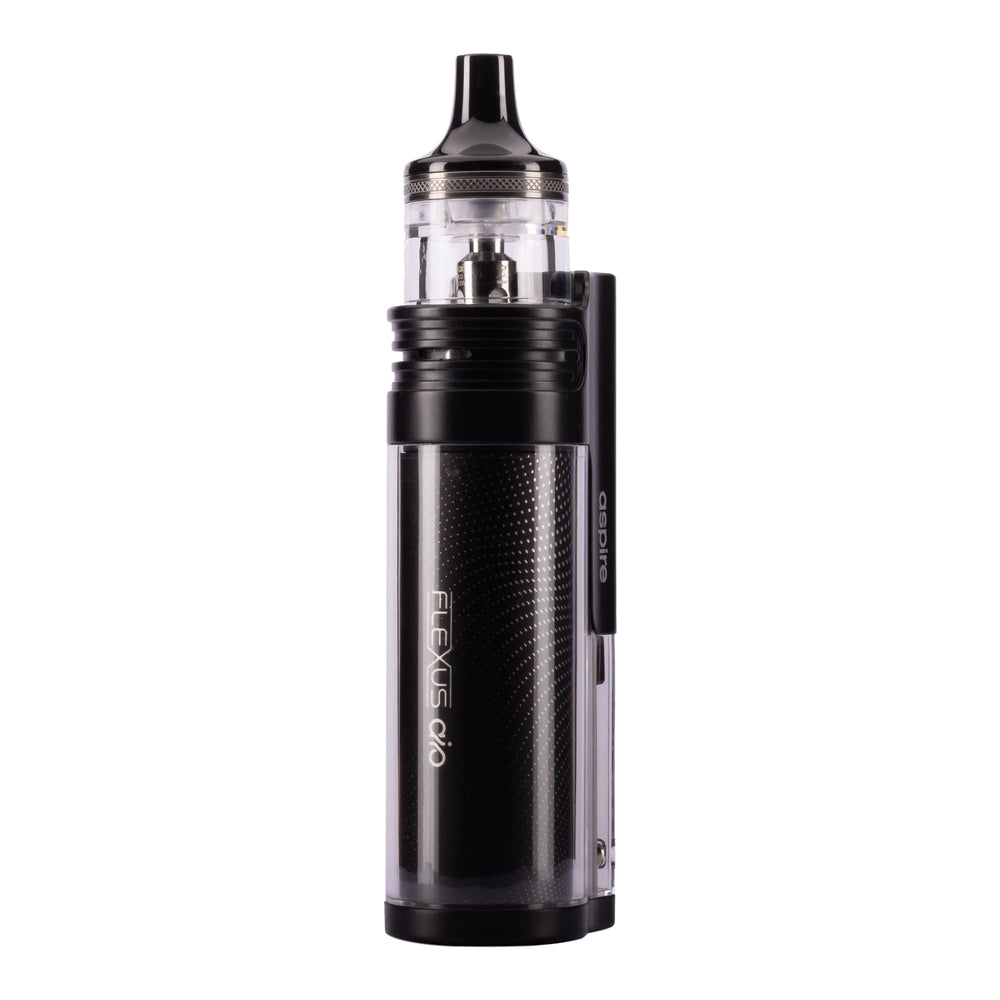 Back angled image of Black Flexus AIO Vape Kit.