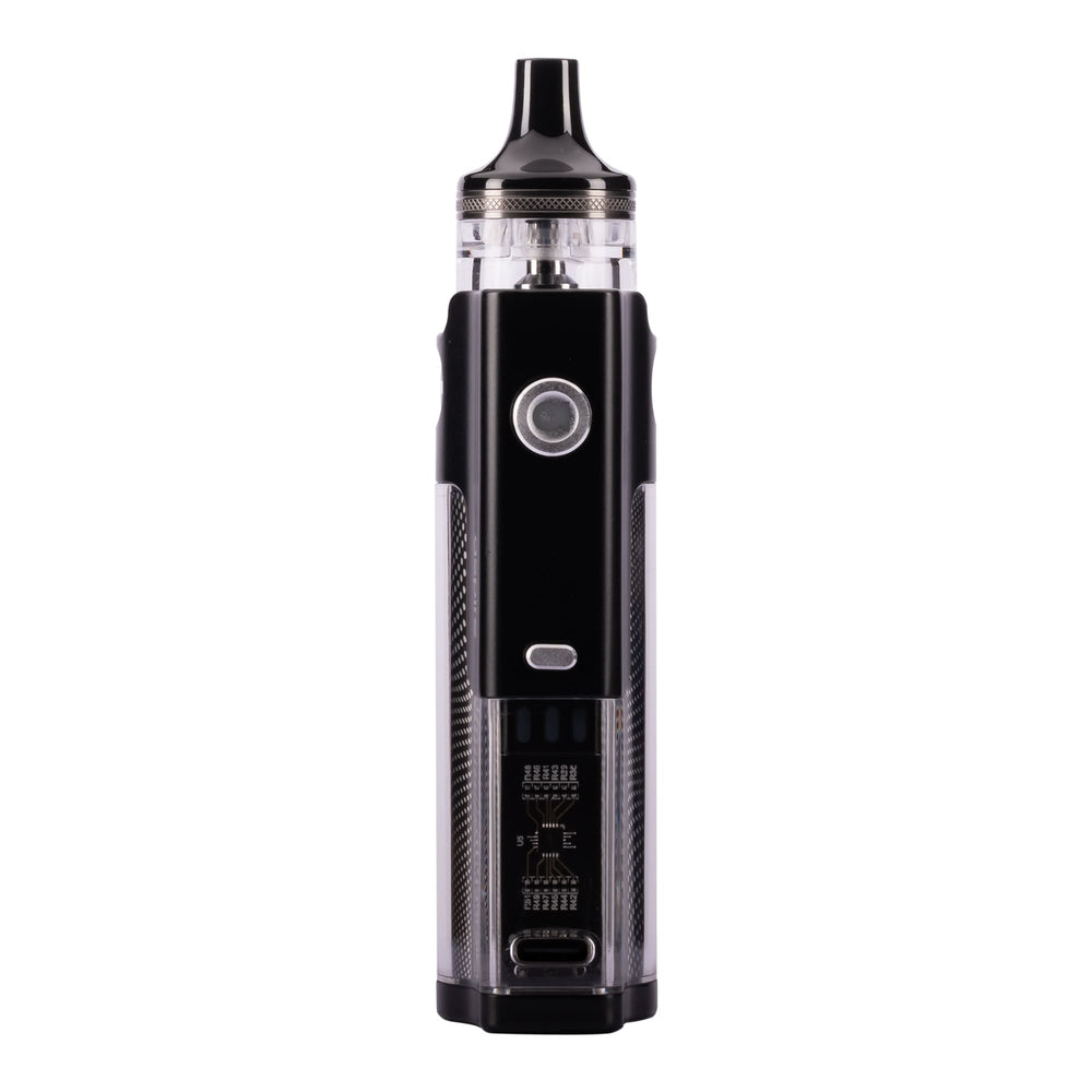Black Flexus AIO Vape Kit Front Image.