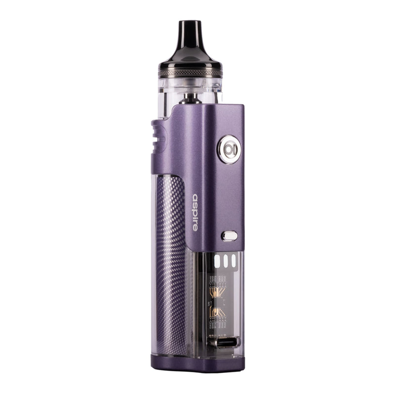 Front Angled Image of Purple Flexus AIO Vape Kit.