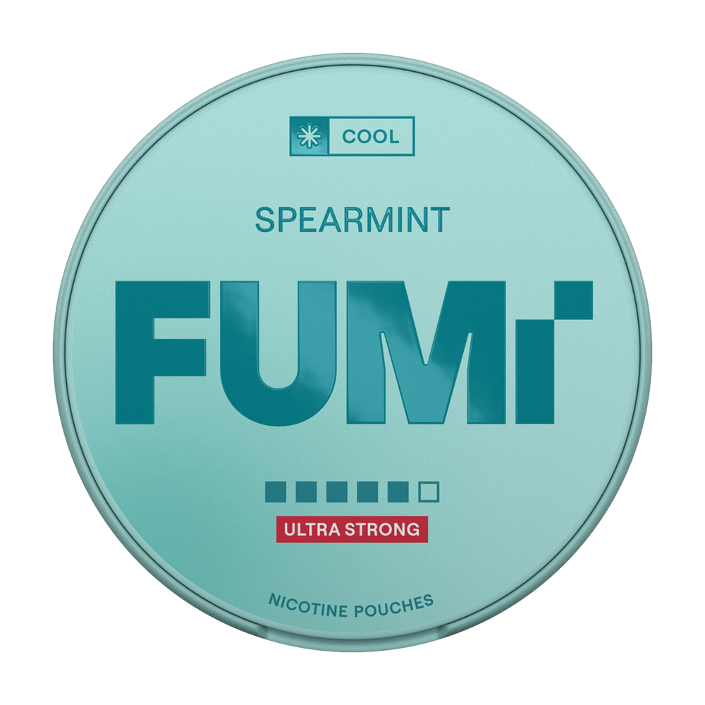 fumi spearmint strong nicotine pouches 15mg