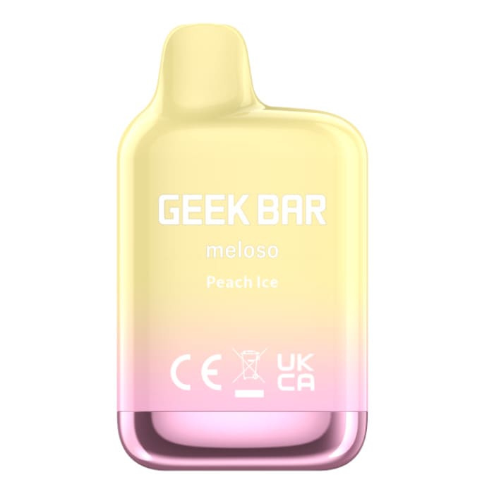 Geek Bar Meloso Peach Ice Disposable - Front Image