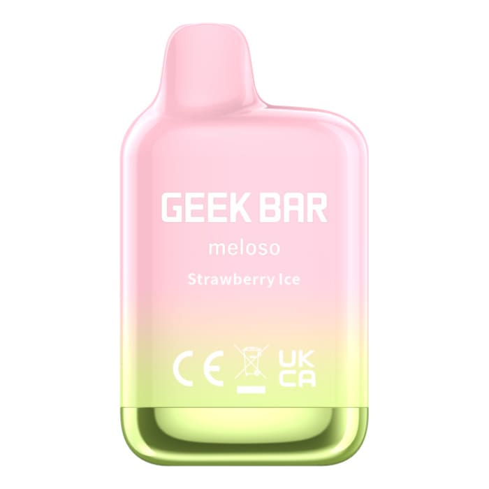 Geek Bar Meloso Strawberry Ice Disposable - Front Image