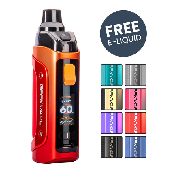Geekvape Aegis Boost 3 vape kit in all colours.