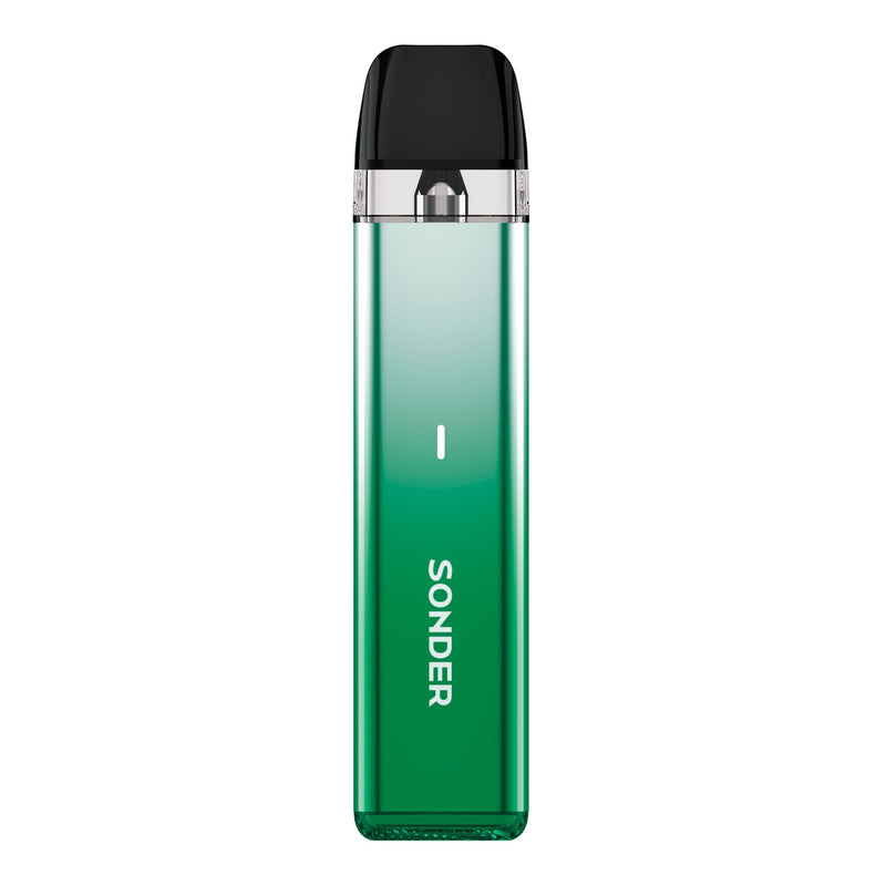 Render of Metallic Green Sonder Q Lite vape kit by Geekvape.