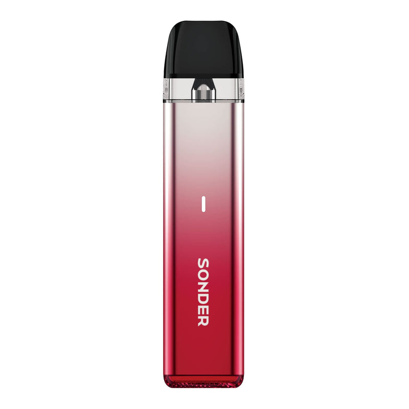 Render of Metallic Red Sonder Q Lite vape kit by Geekvape.