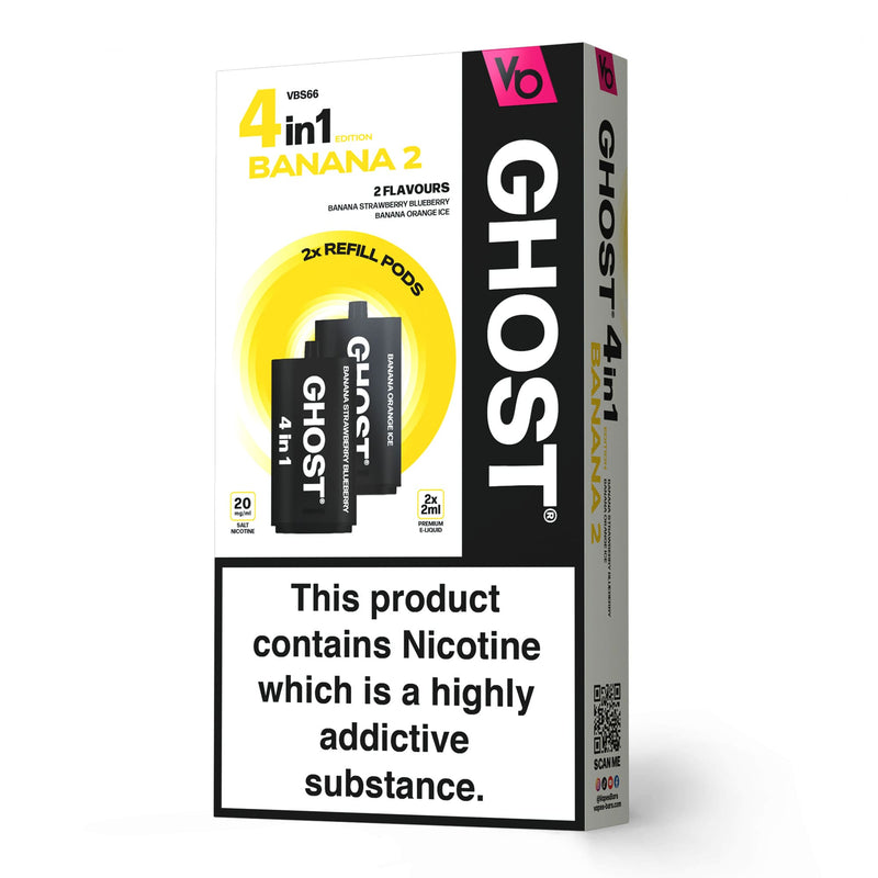 Ghost 4in1 Banana 2 Pods.