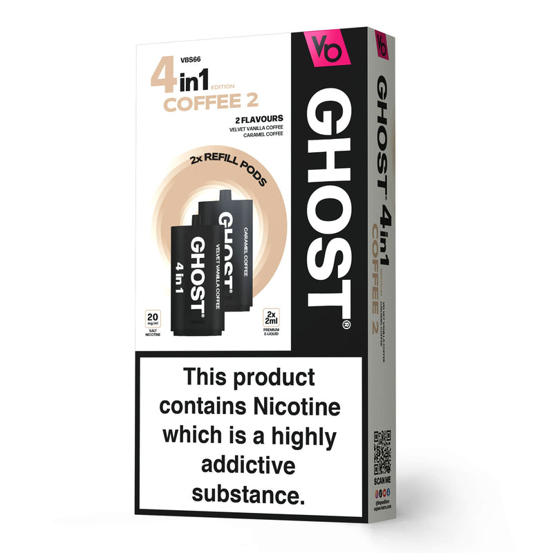Ghost 4in1 Coffee 2 Pods.