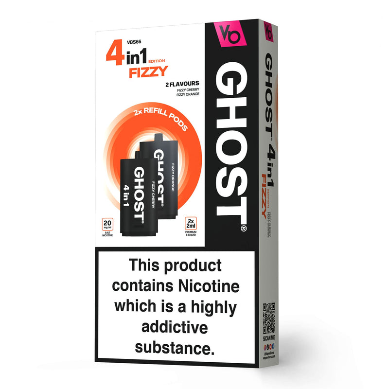 Ghost 4in1 Fizzy Pods.