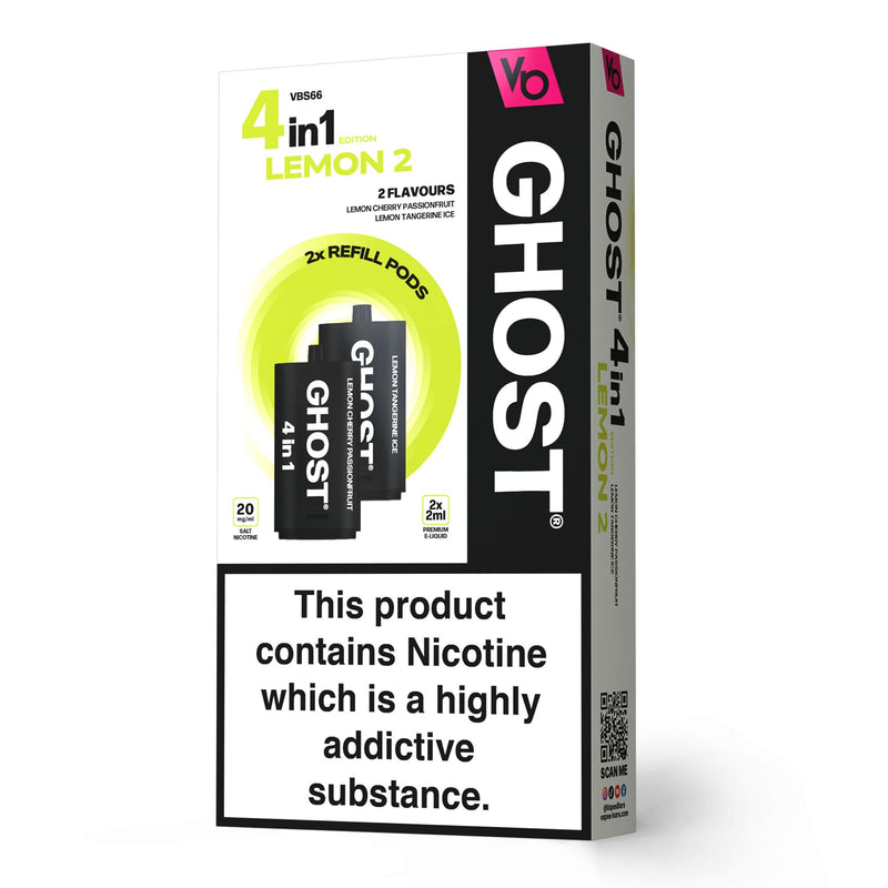 Ghost 4in1 Lemon 2 Pods.