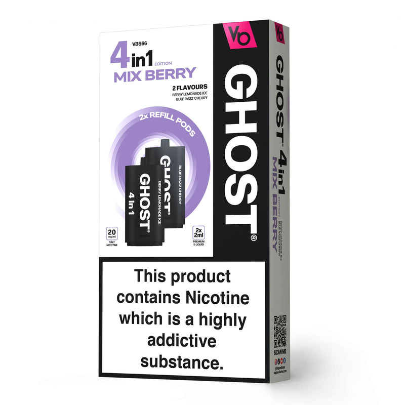 Ghost 4in1 Mix Berry Pods.