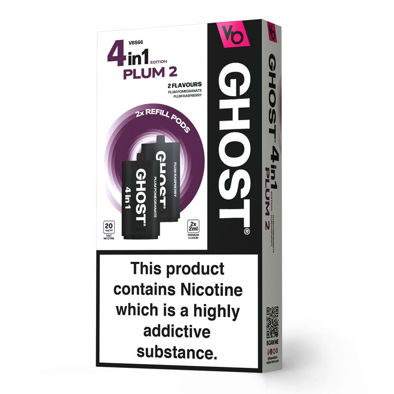 Ghost 4in1 Plum 2 Pods.