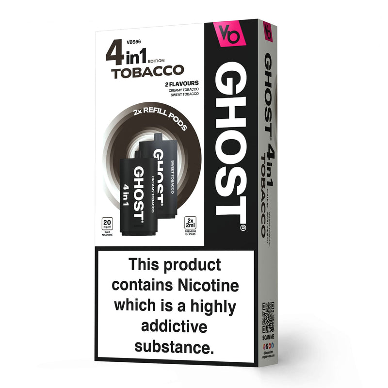 Ghost 4in1 Tobacco Pods.