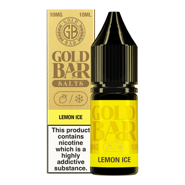 Lemon Ice Gold Bar Nic Salt E-Liquid by Vape Gold - 10mg