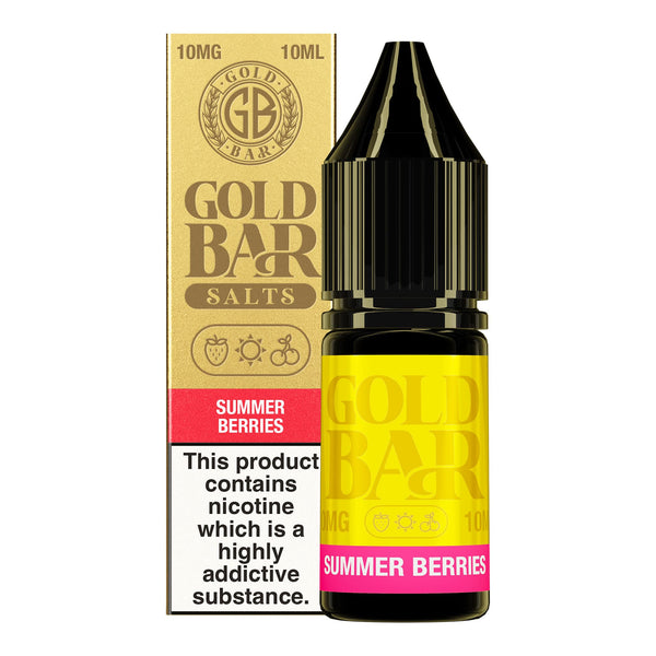 Summer Berries Gold Bar Nic Salt E-Liquid by Vape Gold - 10mg